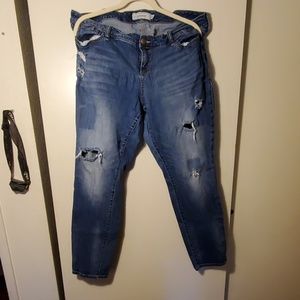 Torrid Size 18 Boyfriend Distressed Jeans